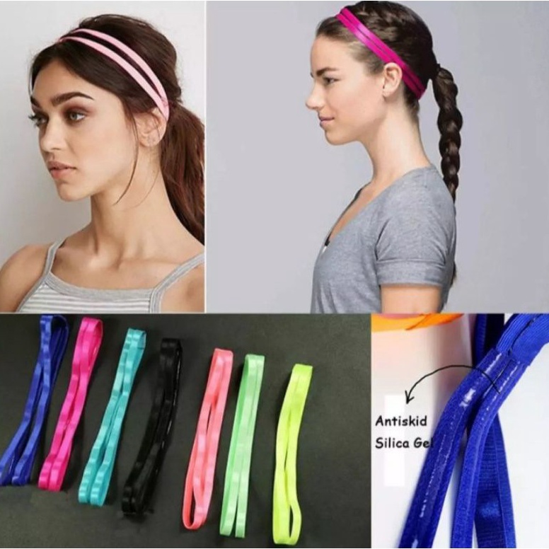 [PRODUK-DKD8D81] hairband mini/bandana olahraga sport/headband pita ganda 0w0g9