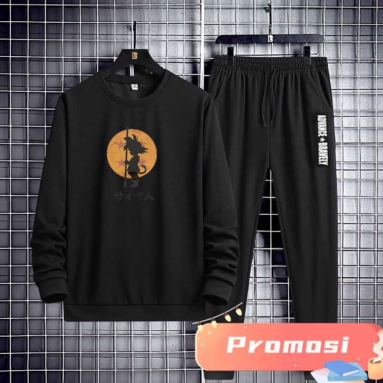 Termurah.. Sweater Pria SET /jaket pria / Hoodie Pria Olahraga rekreasi Samurai Sweater Fleece / CEL