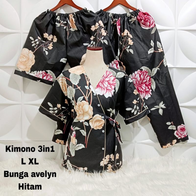 Baju Tidur Wanita Dewasa Setelan Sexy Terbaru Lengan Panjang Piyama 3In1 Beby Dol Model Sekarang Cel