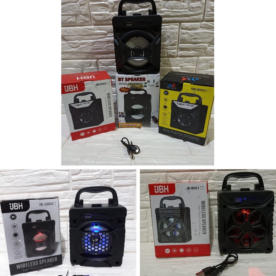 Stok Banyak SPEAKER BLUETOOTH / SPEAKER WIRELESS JB-5001 / KBS-5003 /JBH-5004