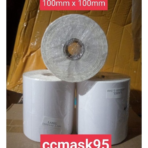 

[S-E✪☞F) Sticker Thermal 100x100 // kertas thermal 100x100 // thermal printer // kertas thermal // printer thermal // thermal roll // thermal lipat- virral..