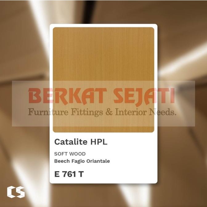 E 761 T - HPL CATALITE HPL BY CS LAMINATES - WOODGRAIN
