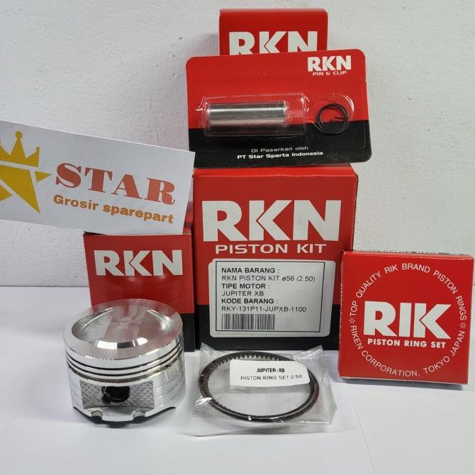 SALE PISTON KIT JUPITER JUP XB DOME BIG BORE UP RIK RKN RIKEN Termurah