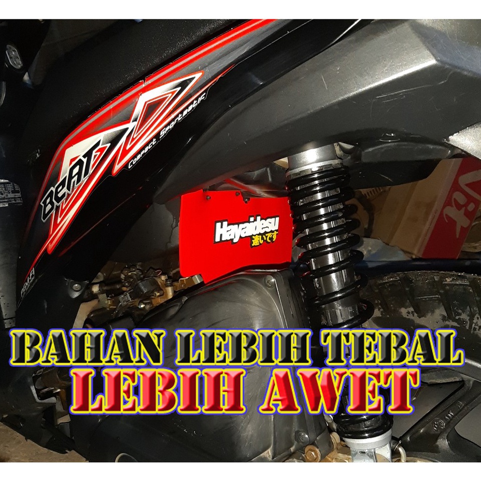 xnr33 Beat Fi Mud Flap Penahan Lumpur Motor Honda, Beat Street, Vario 110 cc Bahan Karet Lebih Tebal