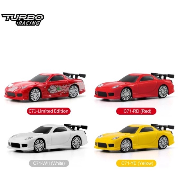 Turbo Racing 1:76 C71 Sports Mini Micro RC Car Classic Edition
