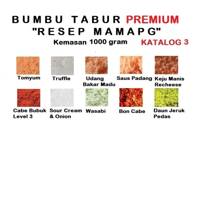 

1000 Gr 1 Kg Bumbu Tabur Premium Bubuk Tabur Bumbu Lidi Makaroni