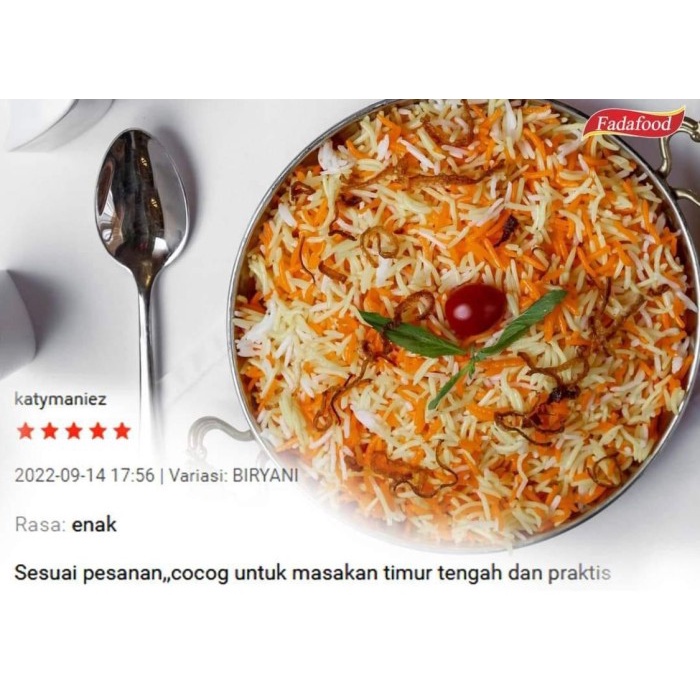 

Grosir Merhan Paket Beras Basmati Dan Bumbu Instant Lengkap Praktis