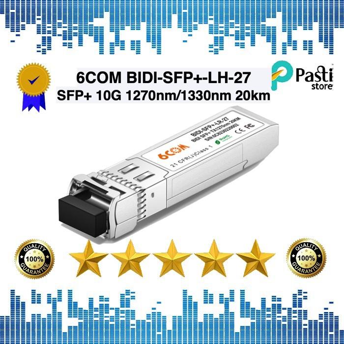 6Com,Bidi Sfp+ 10G 1270Nm/1330Nm,Smf,20Km,Ddm,Lc