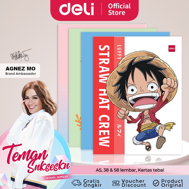 

Terupdate❄☍ Deli Sewing Notebook / Buku Tulis Sekolah A5 38 58 Lembar Isi 10 CNB542 T33