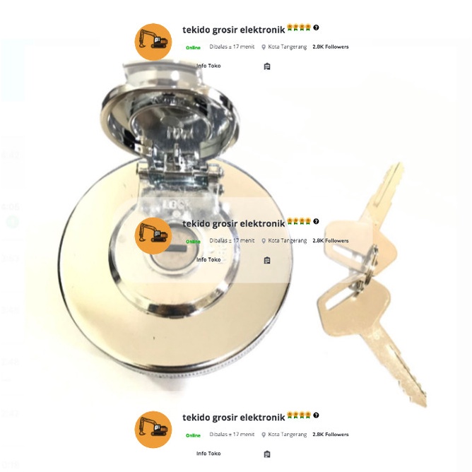 Tutup Tangki Solar PC75UU-3 PC75 PC78UU-5 PC75UU-2 PC50UU-2 PC40 PROMO best seller