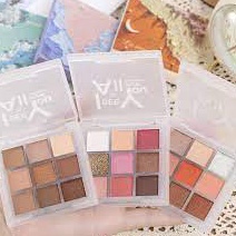 Diskon Lameila 5099   Eyeshadow Pallete 9 Warna Pigmen Glitter LAMEILA