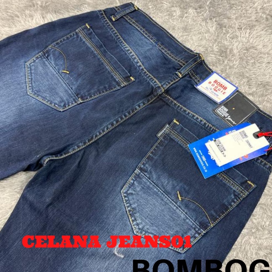 Big Sale CELANA JEANS BOOMBBOGIE ORIGINAL| CELANA JEANS BBG ORI / CELANA PANJANG PRIA