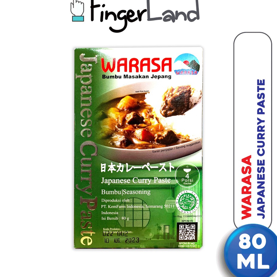 

Produk Keren WARASA Japanese Curry Paste 80 gram Bumbu Kari Jepang Instan