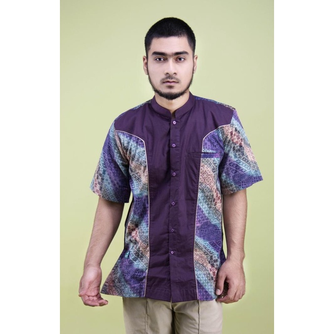 PROMO TERBATAS KEMKO / BAJU KOKO MODERN BATIK SAJJAD - SIRAJ SHOULSTORE