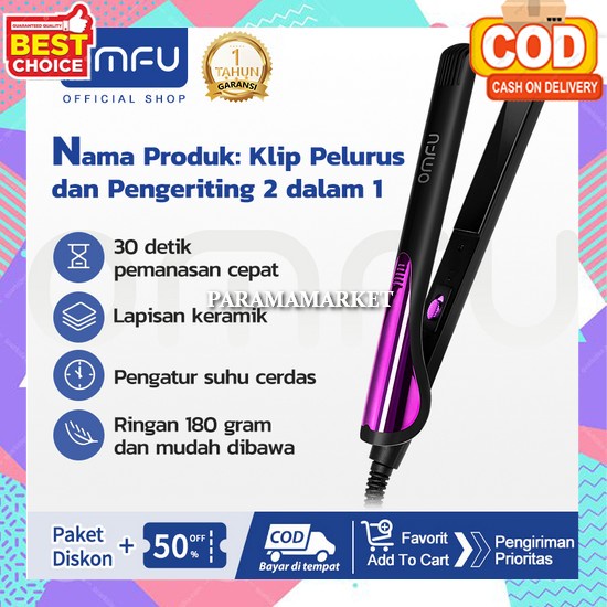 Hair Strightener Styling Terbaru 2023 Catok Rambut Serbaguna Catokan Rambut 2 In 1 Catokan Rambut Mi