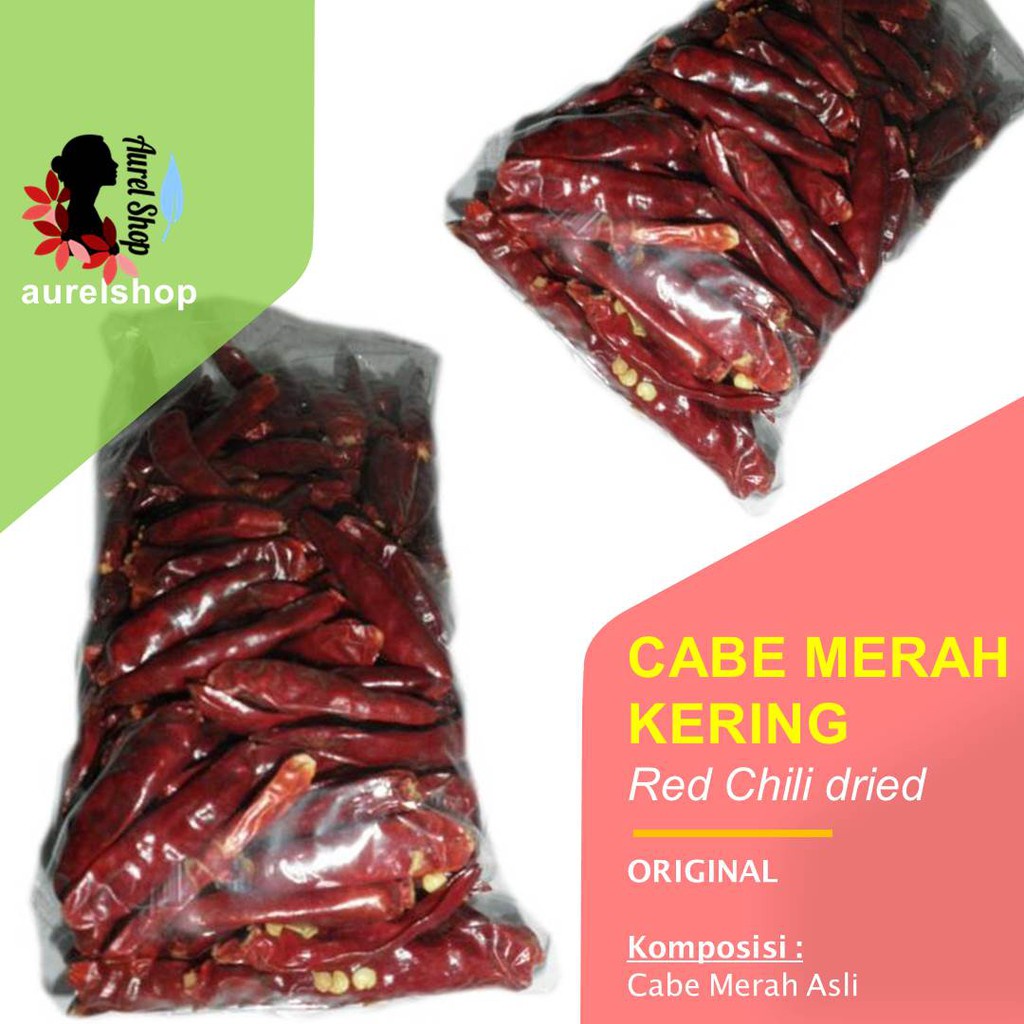 

Cabe Merah Kering 250Gr, 500Gr, 1 Kg (Chili Dried)