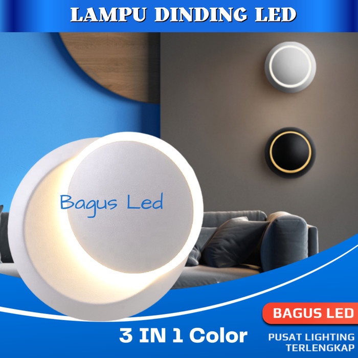 Bestseller Lampu Dinding Wall Lamp Led Lampu Hias Modern Minimalis Moon Light