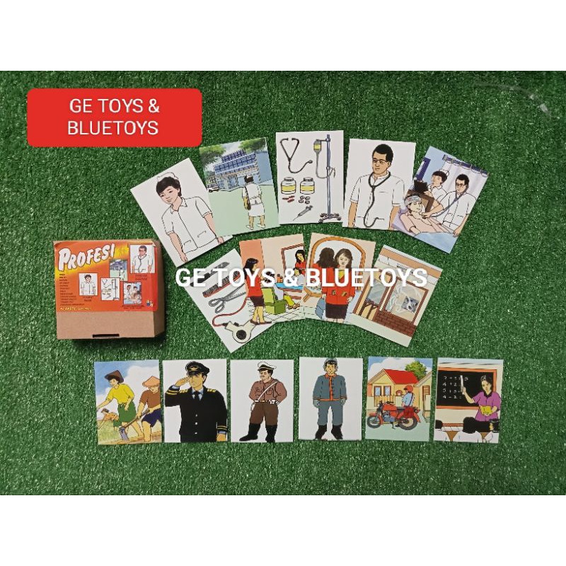 (GETOYS) KARTU PROFESI/ALAT TERAPI WICARA/IQ DEVELOPMENT