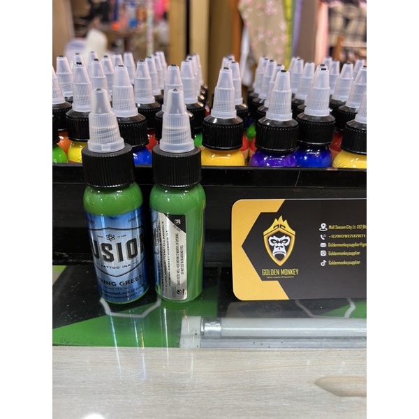 

Fusion Ink SPRING GREEN USA 1oz/30ml Tinta Tattoo