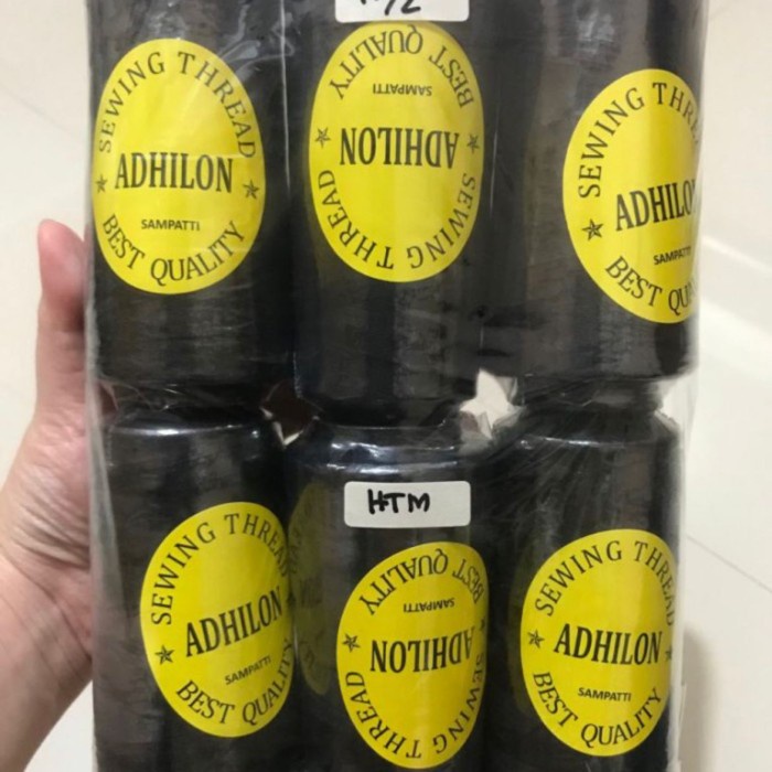 

BENANG JAHIT 40/2 ADHILON HITAM - SETENGAH LUSIN