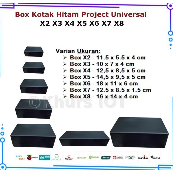 Kotak Hitam Project Universal Box X2 X3 X4 X5 X6 X7 X8 Bok Serbaguna