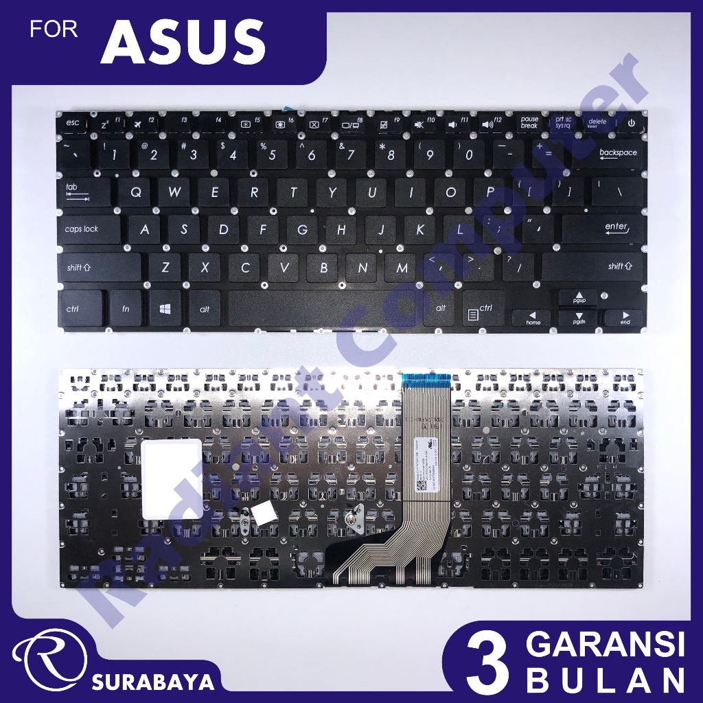 Keyboard Asus A411 A411U A411UA A411UF A411UQ A411Q A411QA BLACK