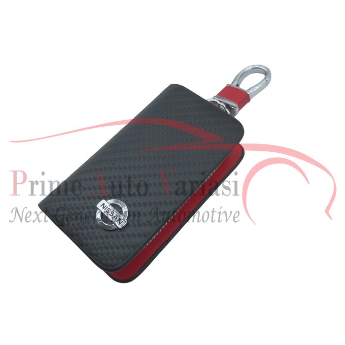 Dompet STNK Carbon MERAH Dompet mobil STNK - NISSAN terlaris
