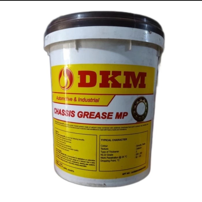 DKM HITAM Grease/Gemuk Chasis/Casis/Stempet DKM BLACK 15 kg Pail/Ember terbaik