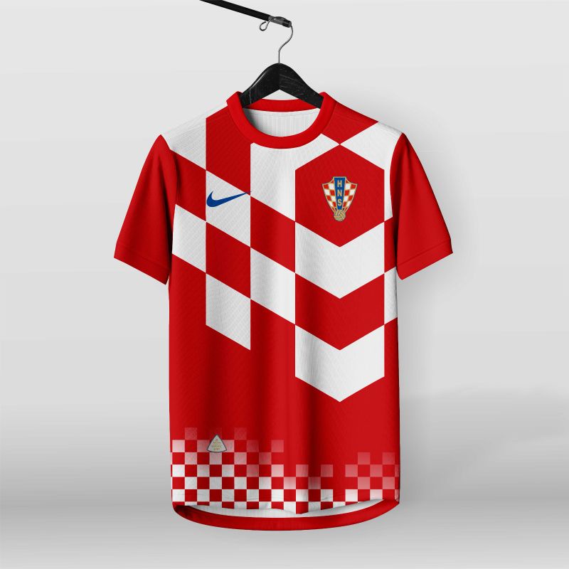 JERSEY BOLA KROASIA / KAOS BOLA KROASIA / JERSEY BOLA