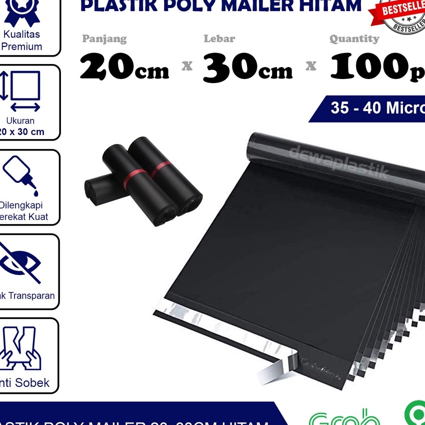 

(I.W➲3❤) Plastik Packaging Poly Mailer Hitam Glossy 20x30 cm Isi 100pcs Amplop Kemasan Polymailer LDPE 35-40 Micron 20 x 30 cm Plastik Packing Isi 100 Pcs Kantong Plastik Olshop 40 Micron 20 x 30cm kekiniian.