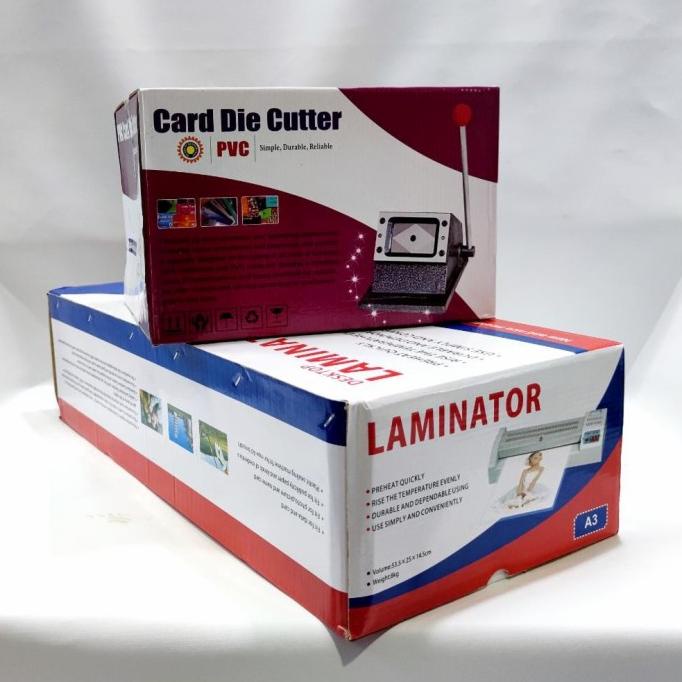 

Paket Mesin Laminating A3 Dan Plong Id Card