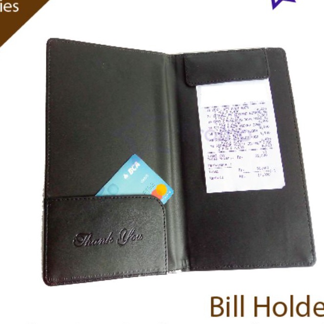 

(XL❤.2❤> Bill Holder Cover Bill Resto Cafe Hotelsuper.kerren.