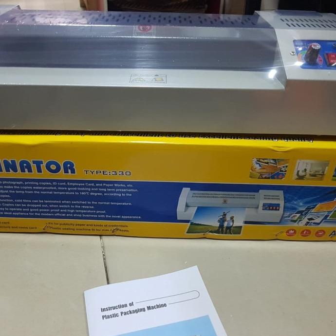 

Mesin Laminasi / Laminating A3+ Hot & Cold Laminatot