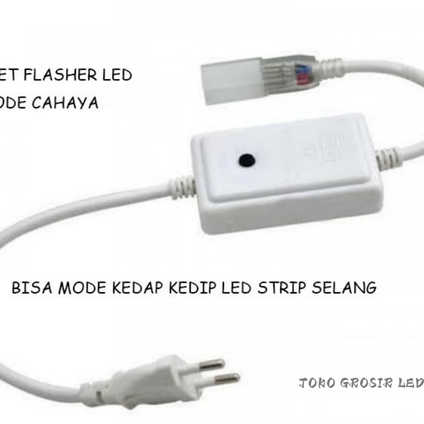 (GS/☆M◆) Kontroler flasher socket led strip 5050 rgb kedip - viiral.!