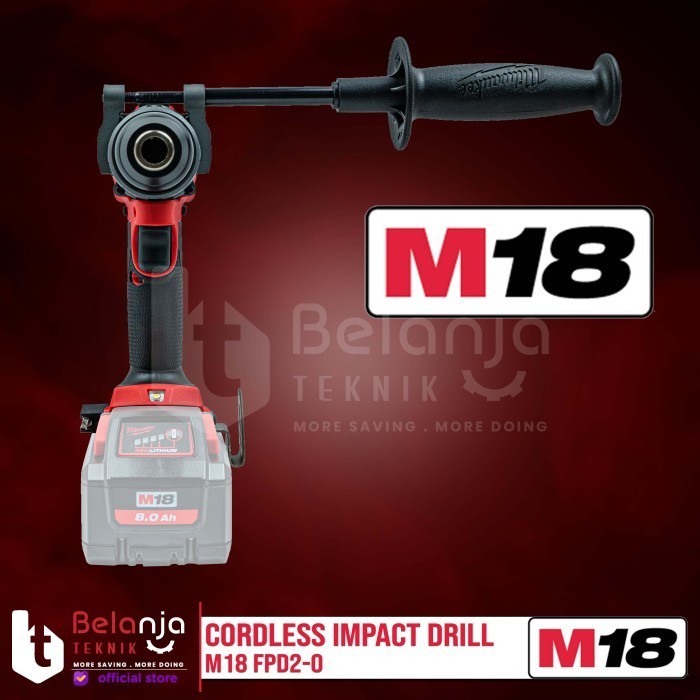 Milwaukee M18 FPD2-0 Bor Penghancur Tembok Cordless Impact Drill