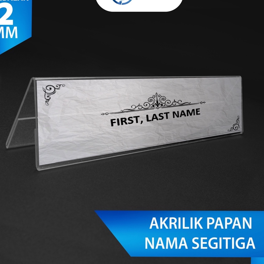 

(OK✔.J☎] 【CASSA】AKRILIK / ACRYLIC / DISPLAY PAPAN NAMA MEJA PANITIA SEGITIGAkekiniian.