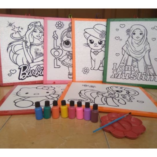 

[♥O/TO❣) paket lukis sterofoam double trendiing!