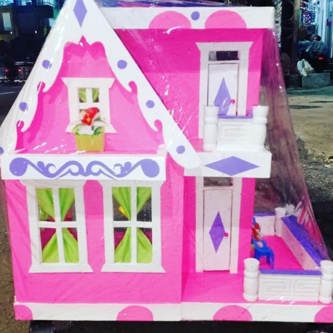 100% Kualitas Rumah Barbie Kayu No.3 (Go Send / Jne Trucking )