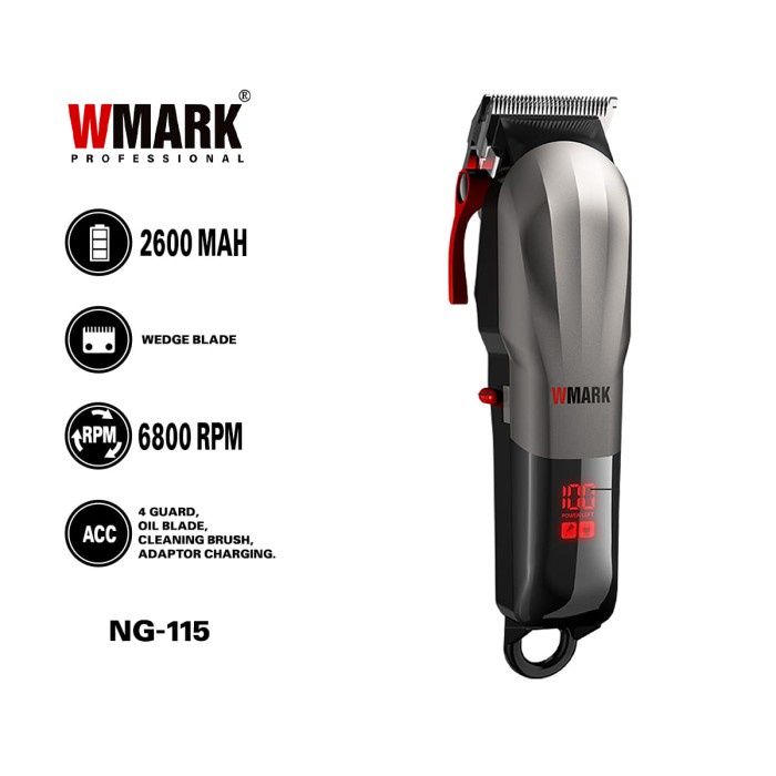 WMARK NG-115 Cordless Clipper 6800 Rpm