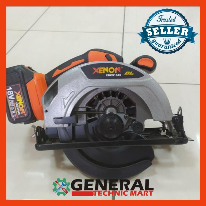 XENON Circular Saw Baterai Cordless Potong Kayu 7" (Bosch Dewalt)