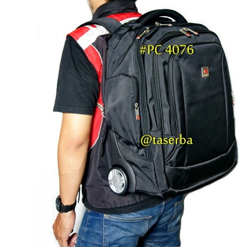 Tas Ransel Trolly Travel Jumbo Backpack Trolley Polo Classic PC 4076
