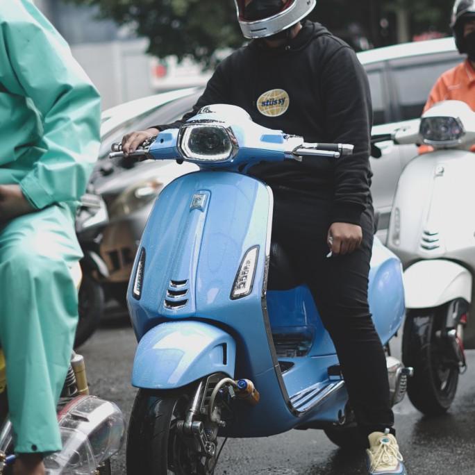 Headlamp Led Daymaker Drl Vespa Sprint Iget 3V