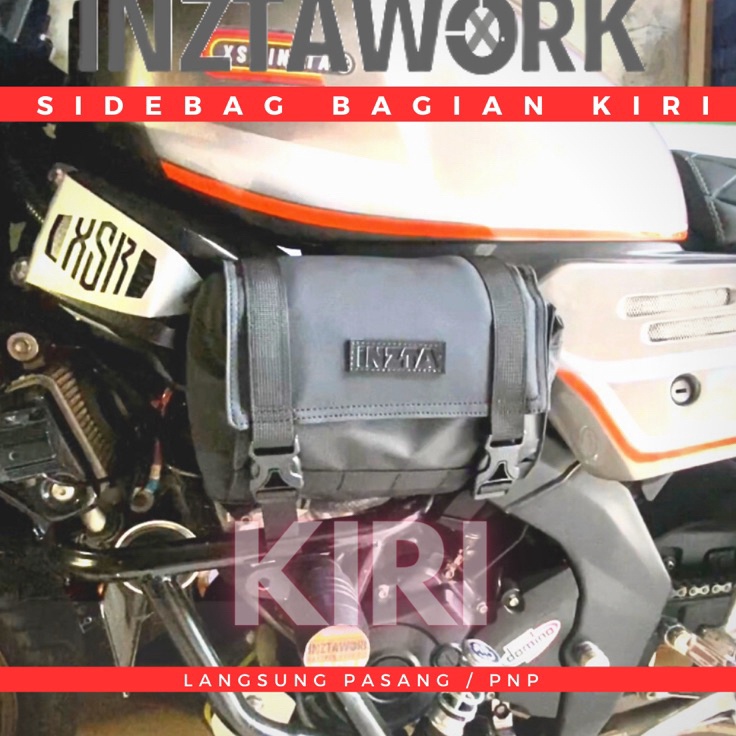 ☍WiN Tas samping yamaha XSR 155 KIRI, sidebag tank xsr left kiri ⁂ ←