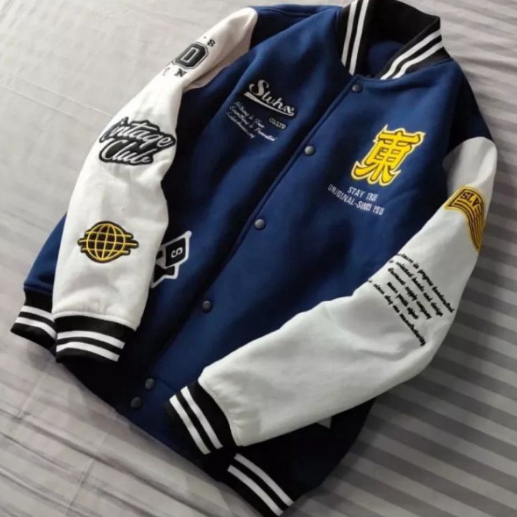 Diskon Promo Jaket varsity bomber pria / Jaket Baseball Original / Jaket Varsity Original Premium / 