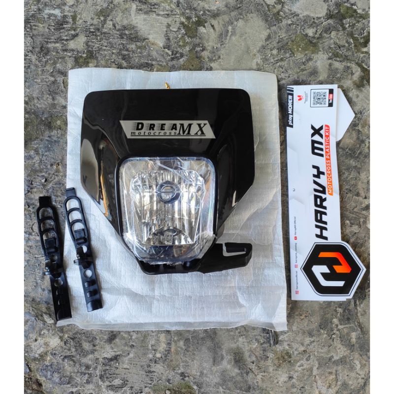 Lampu depan Husqvarna 250 Headlamp lampu batok husq Supermoto klx Dtracker Crf 150l