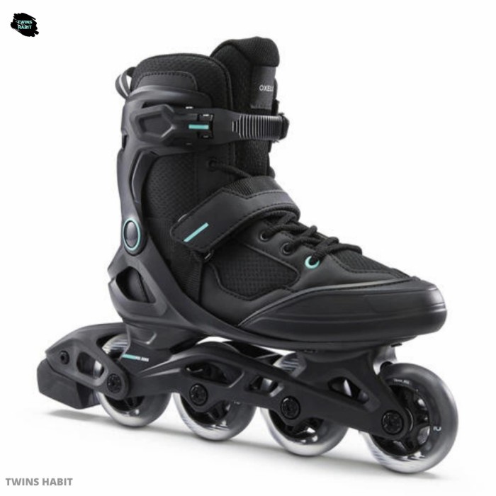 Sepatu Roda Untuk Wanita Dewasa Roller Skate Inline Blade Fit100 Oxelo Berkualitas
