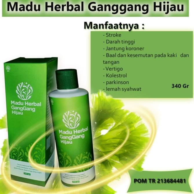 Madu Herbal Ganggang Hijau 100% Ori Atasi Darah Tinggi & Kolesterol