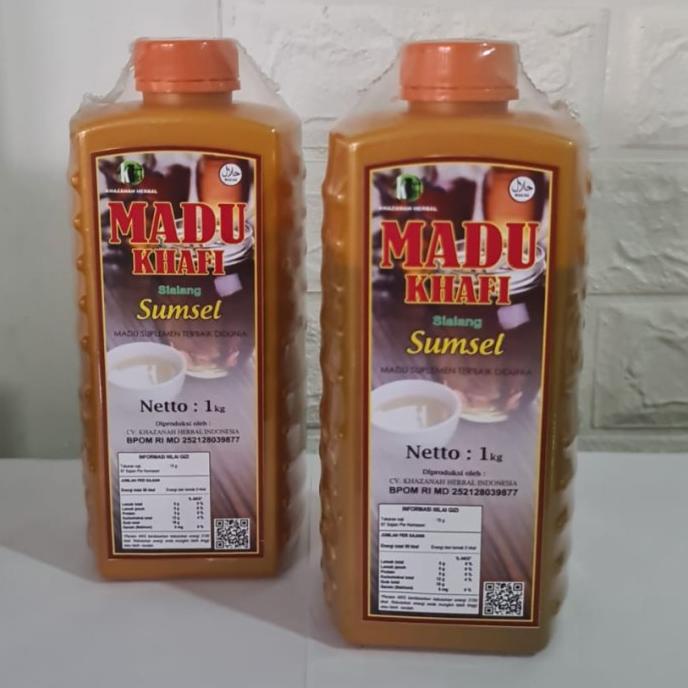 

Madu Sialang Sumsel Premium Khafi Herbal Isi Bersih 1kg