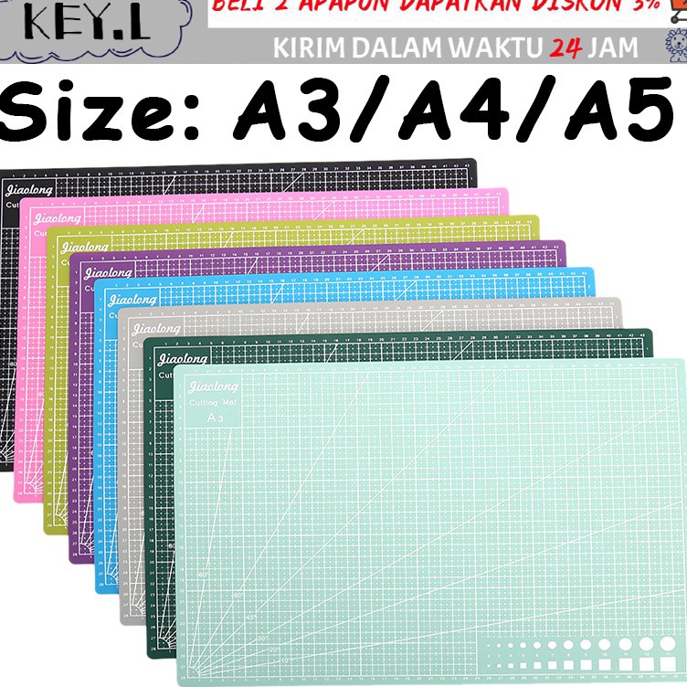 

Readystock✿↓ A3 A4 A5 Cutting Mat Cutting Pad Board Double-side DIY Tool Cutting Board F82 ✣