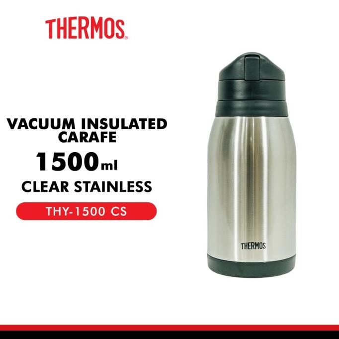 Vacuum Insulated Carafe Clear Stainless - 1500 ml THY-1500 CS)